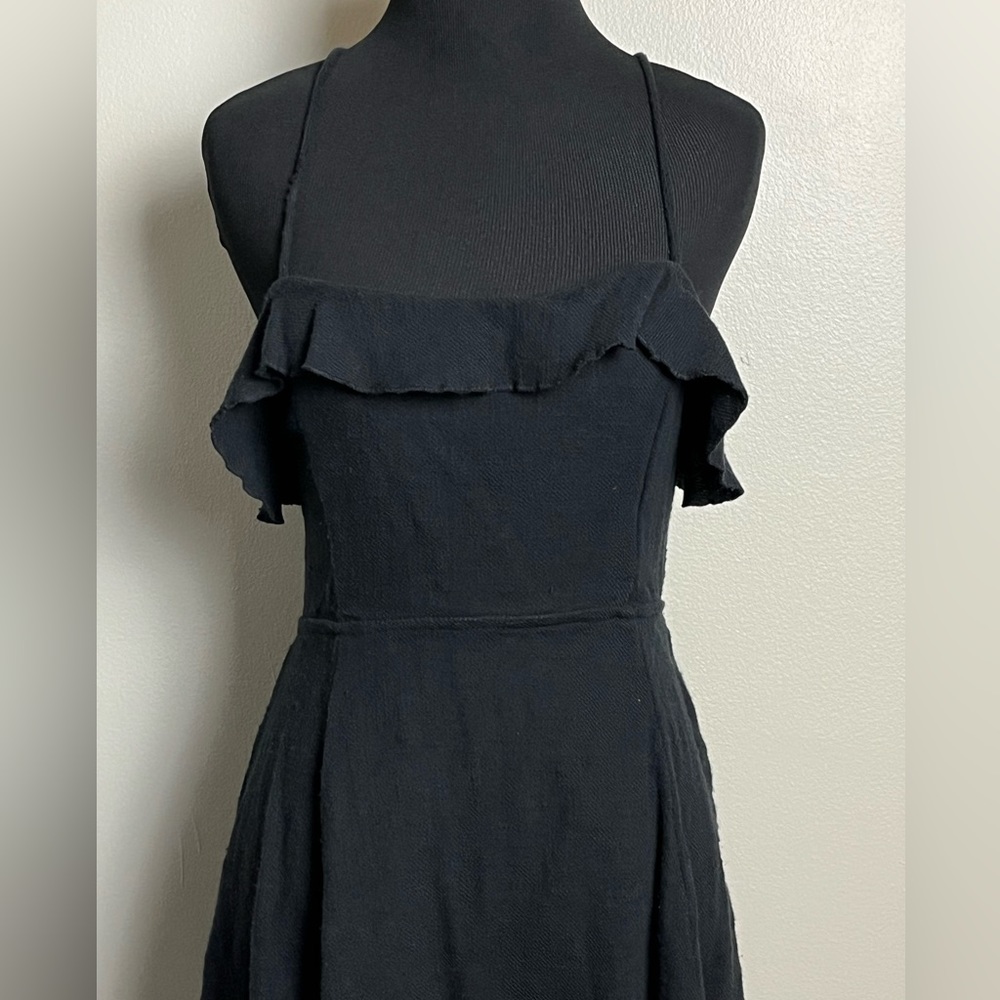 Free people, black ruffle dress - Picture 5 of 7